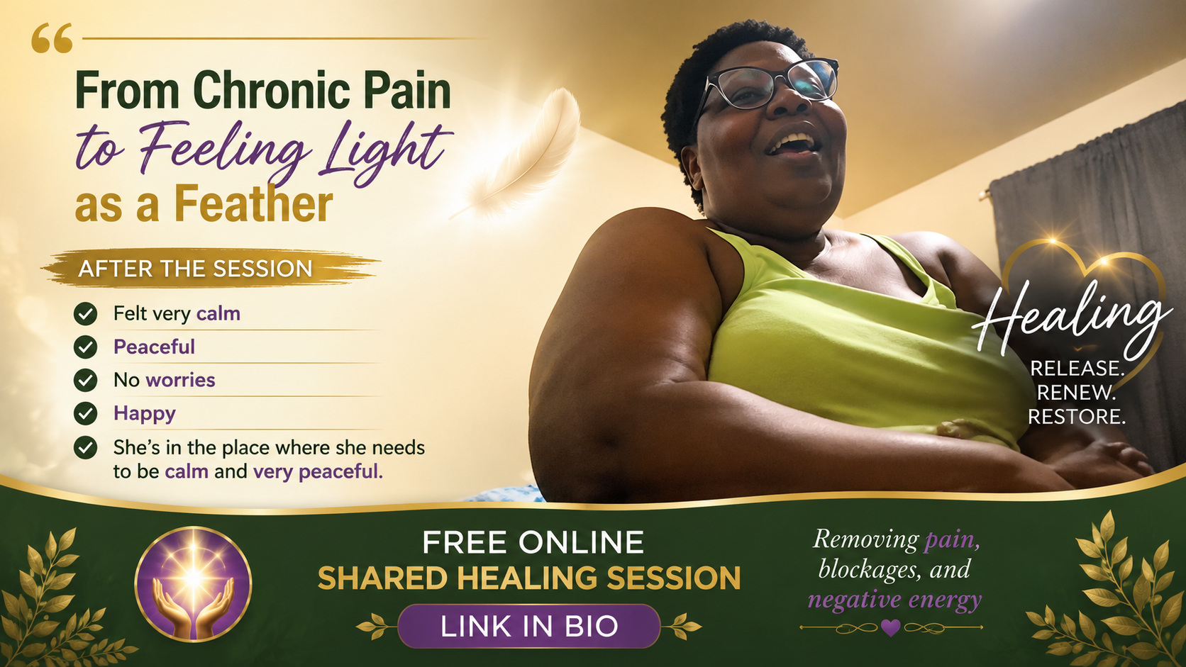 Katina healing testimonial
