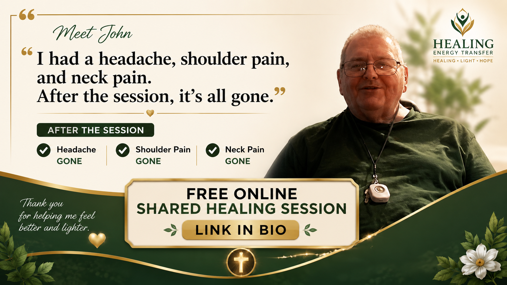 John healing testimonial